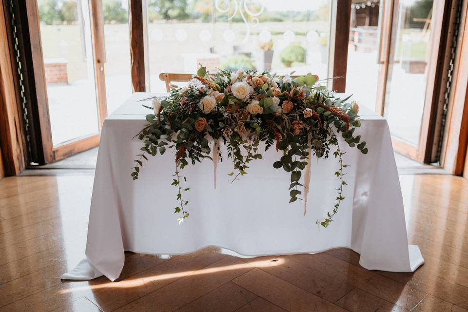 Ceremony table