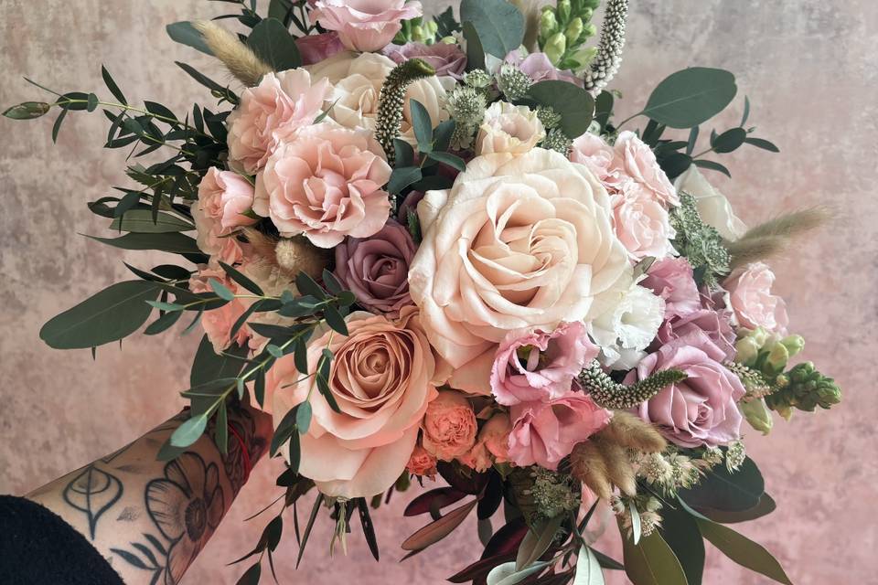 Blush mauves bouquet