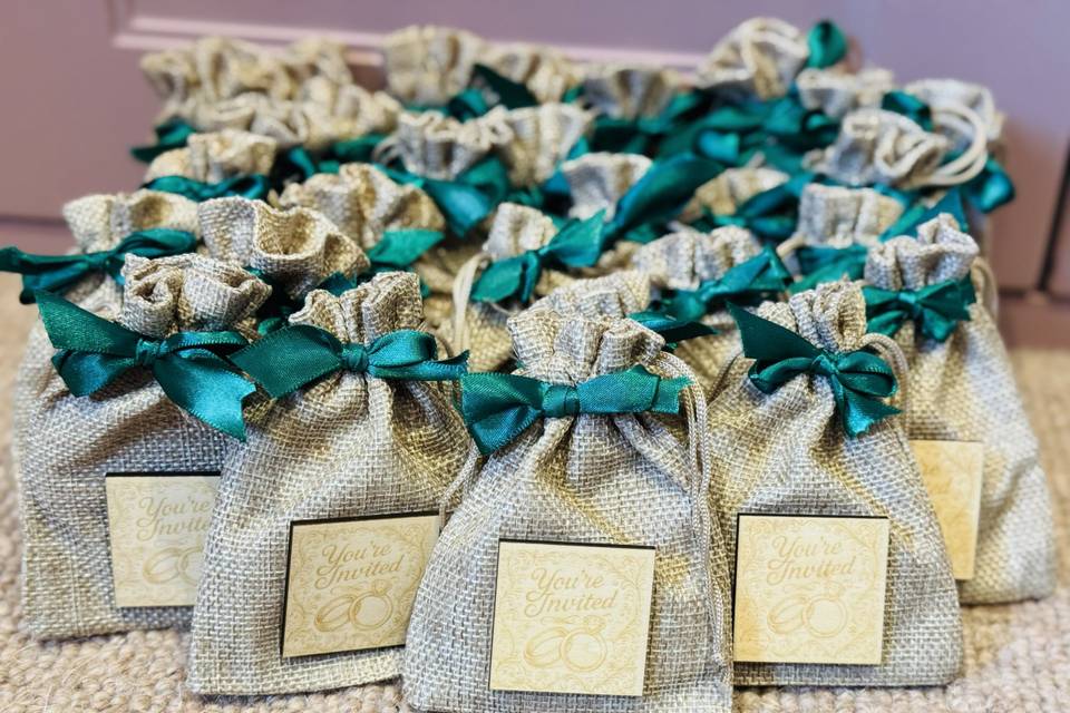 Customised 'Save the Date' Bag