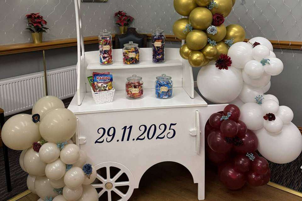Customised Sweet Cart