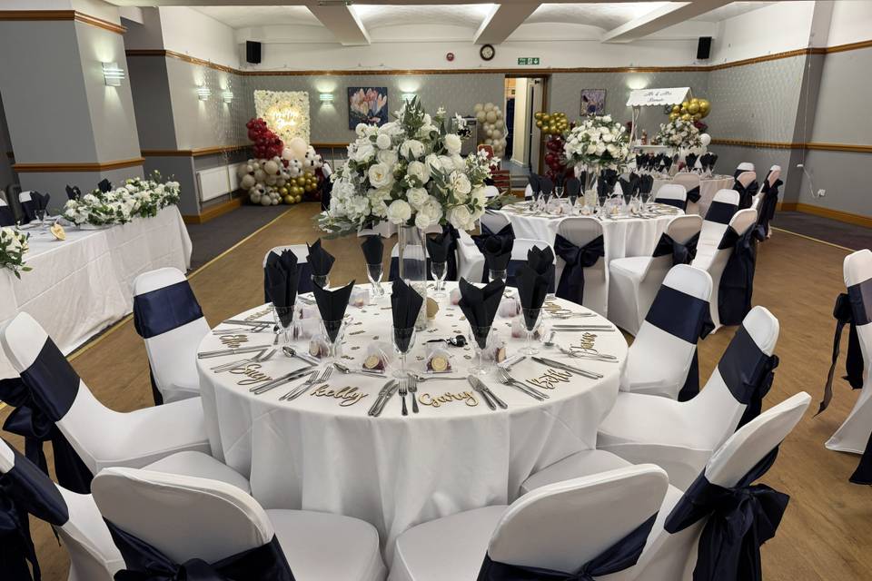 Example Table Set Up