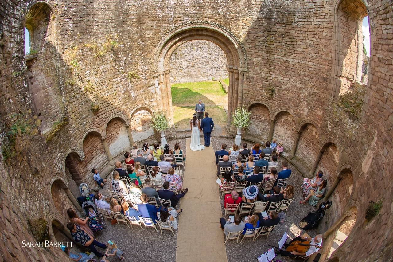 Ludlow Castle Wedding Venue Ludlow, Shropshire hitched.co.uk