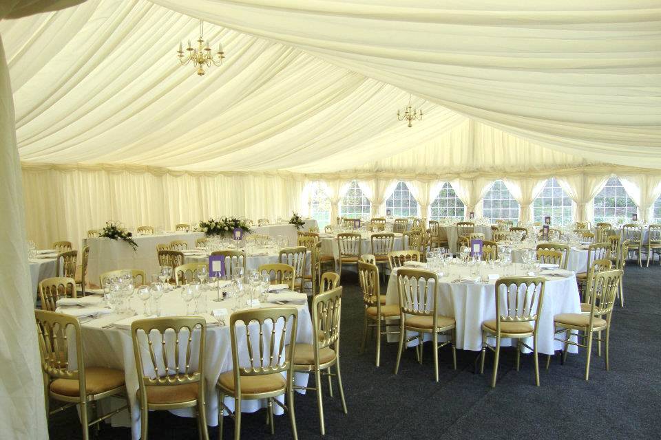 Marquee in the Castle grounds