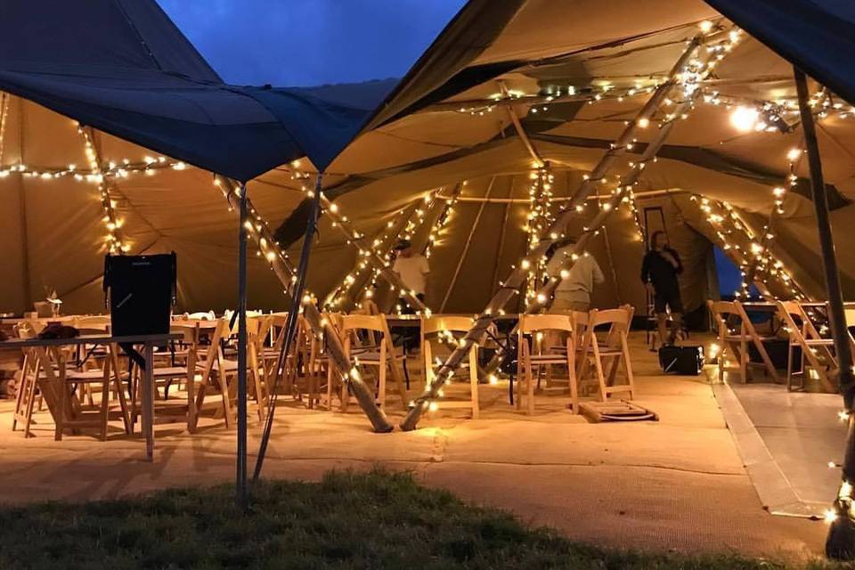 Tipi Set Up