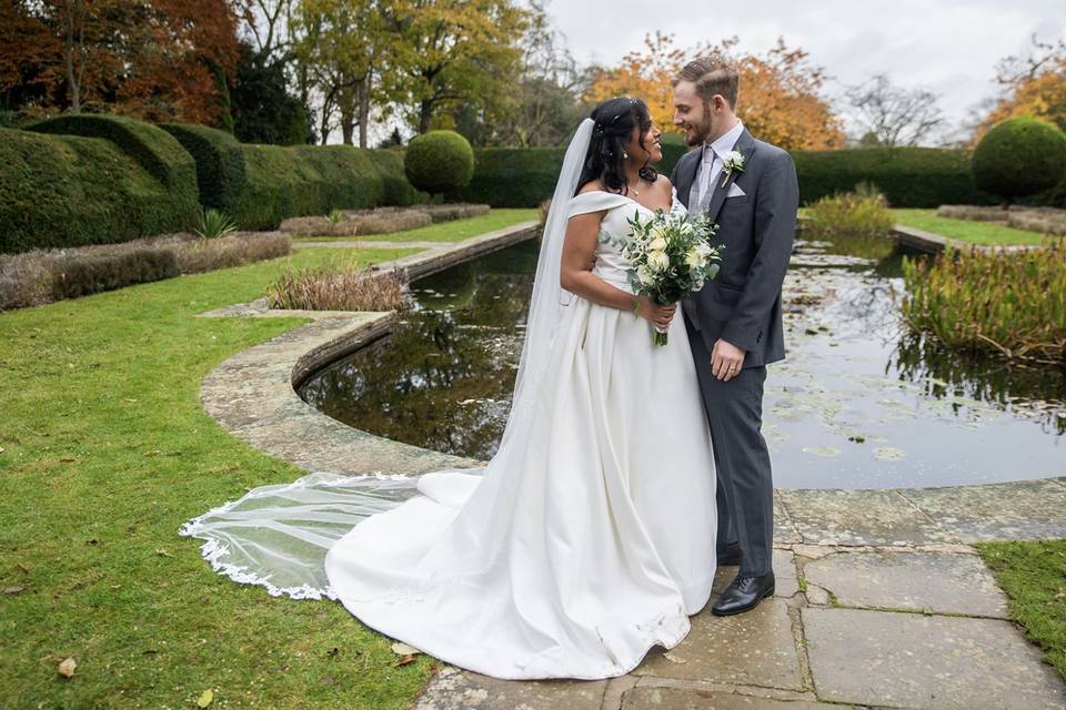 Horwood house Bride groom