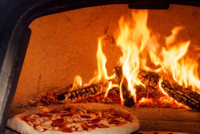 Cooking on fire