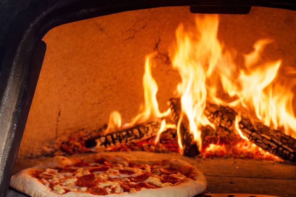 Cooking on fire