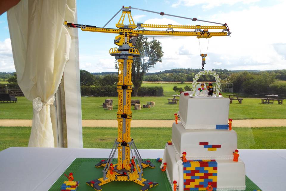 Lego crane themed