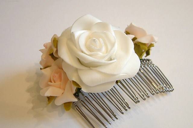 English Rose Hair Comb