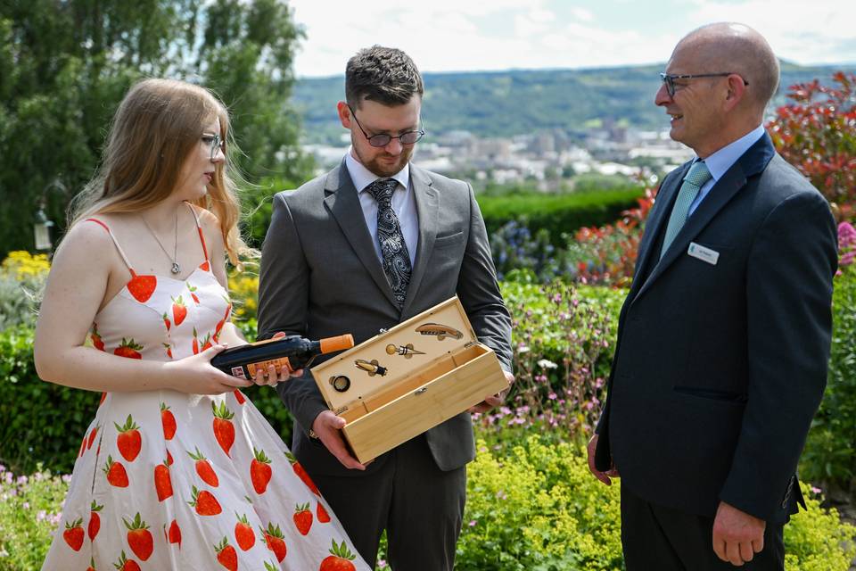Ring box presentation