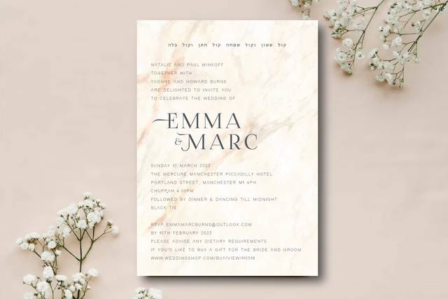 Modern Wedding Invitation