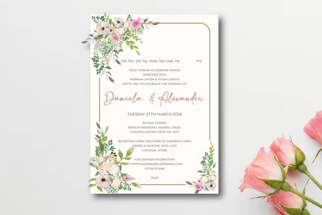 Luxury Wedding Invitation