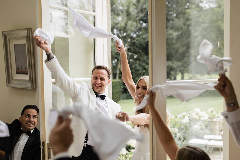 Wedding breakfast entry