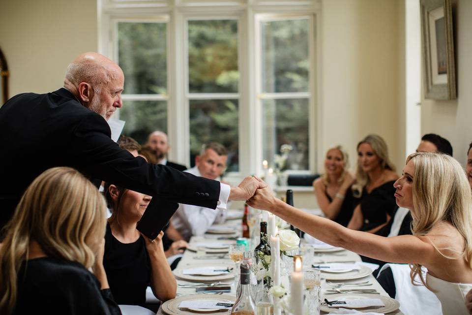 Emotional speeches moment