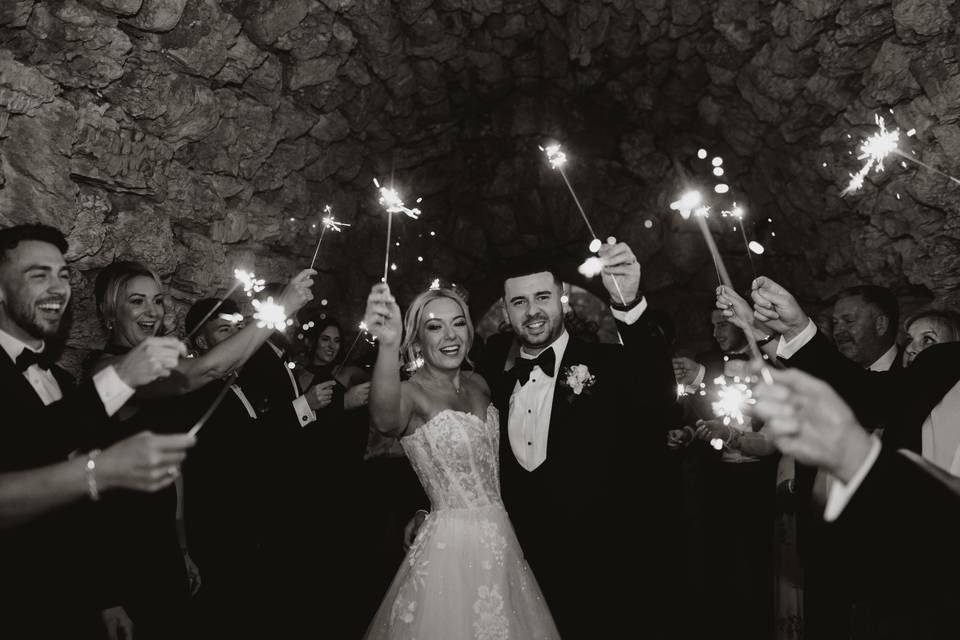 Sparklers in Grotto