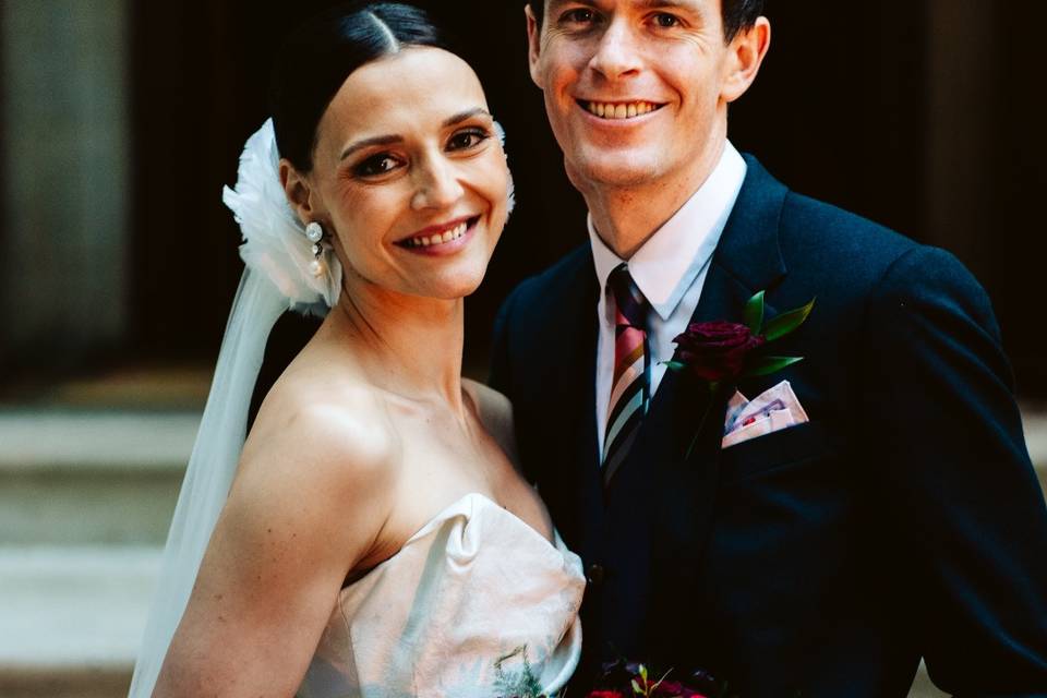 The happy couple