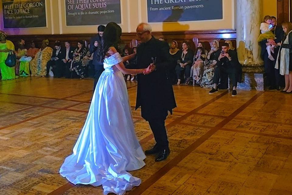 Father-daughter dance.