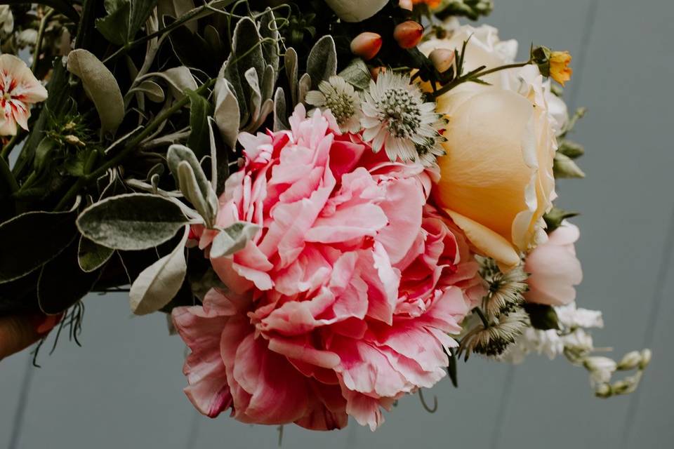 Wedding flowers in bouquet
