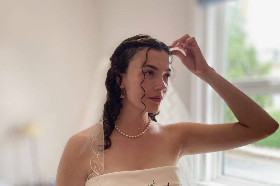 The bride's bouquet