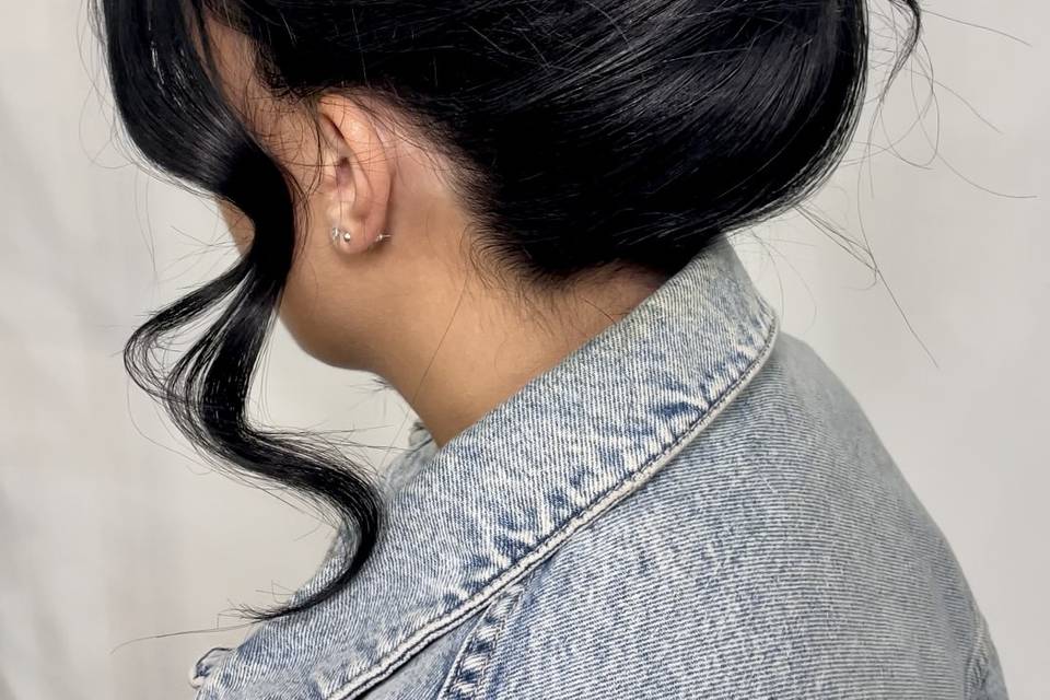 High bun