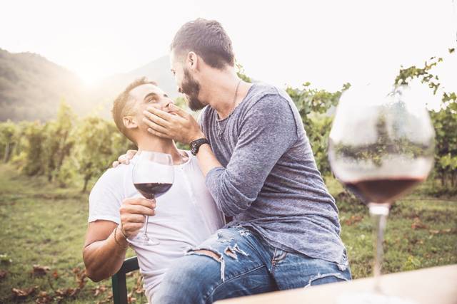 Wine Tasting Couple