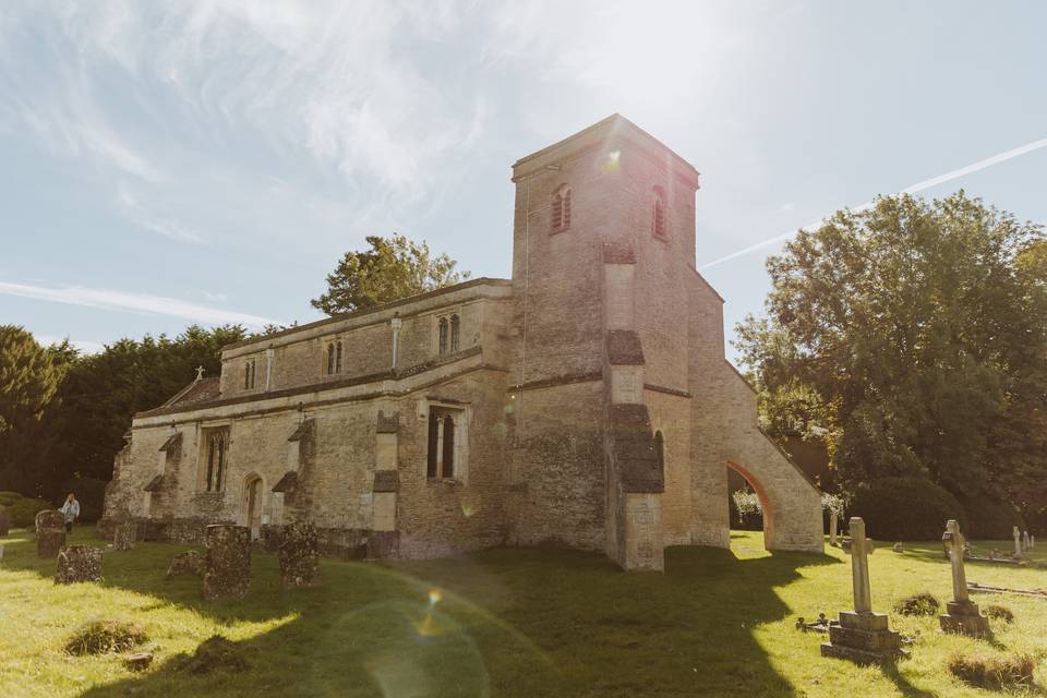 The Church situated next door