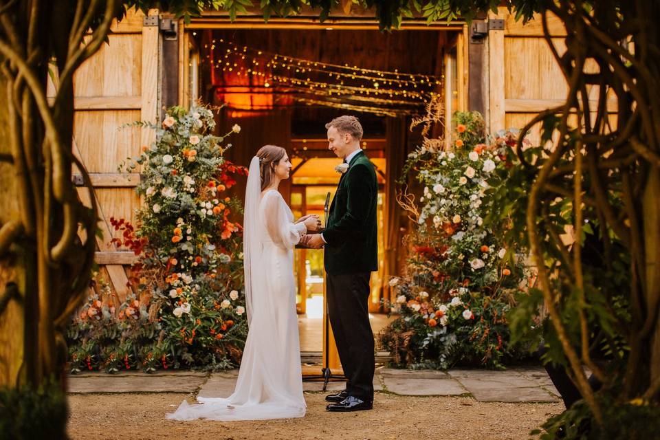 Autumn Outdoor Ceremony