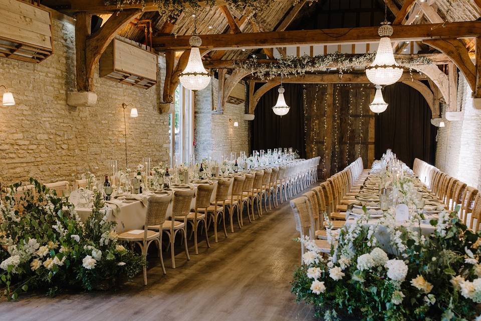 Barn Wedding Breakfast