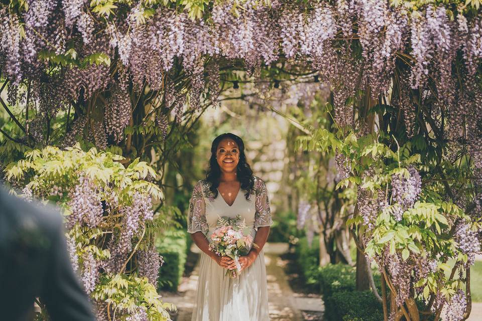 Wisteria Wedding Aisle