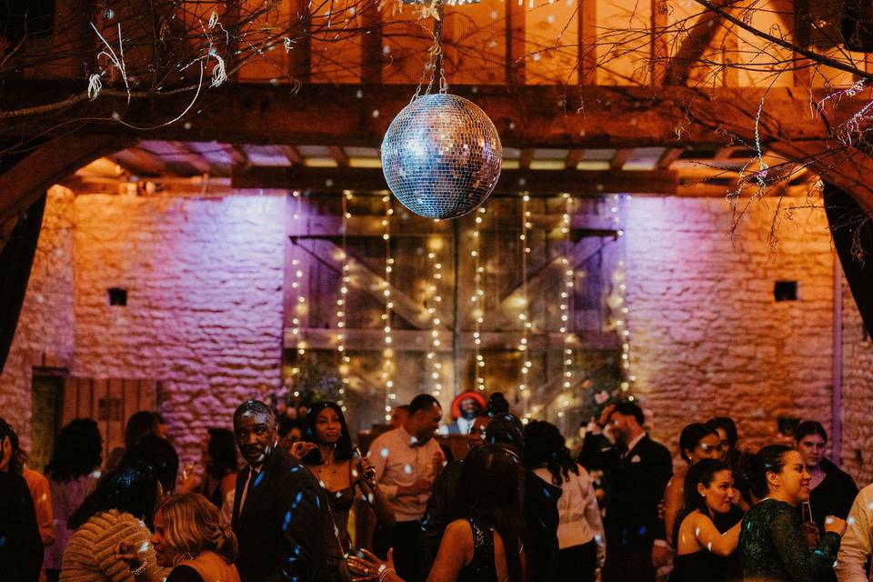 Evening Party with Disco Ball