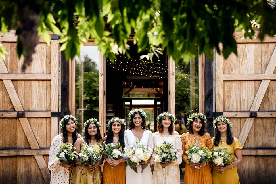 Tythe bridesmaids