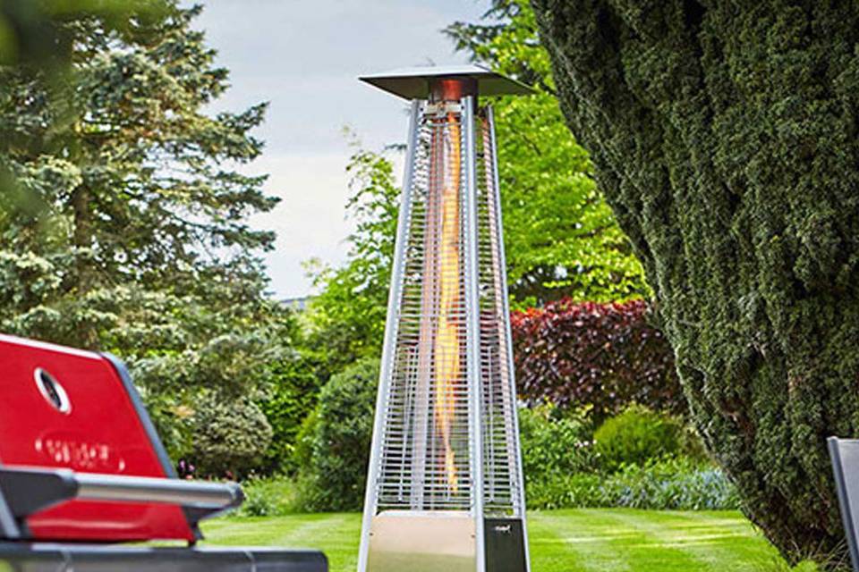 Tall patio heater