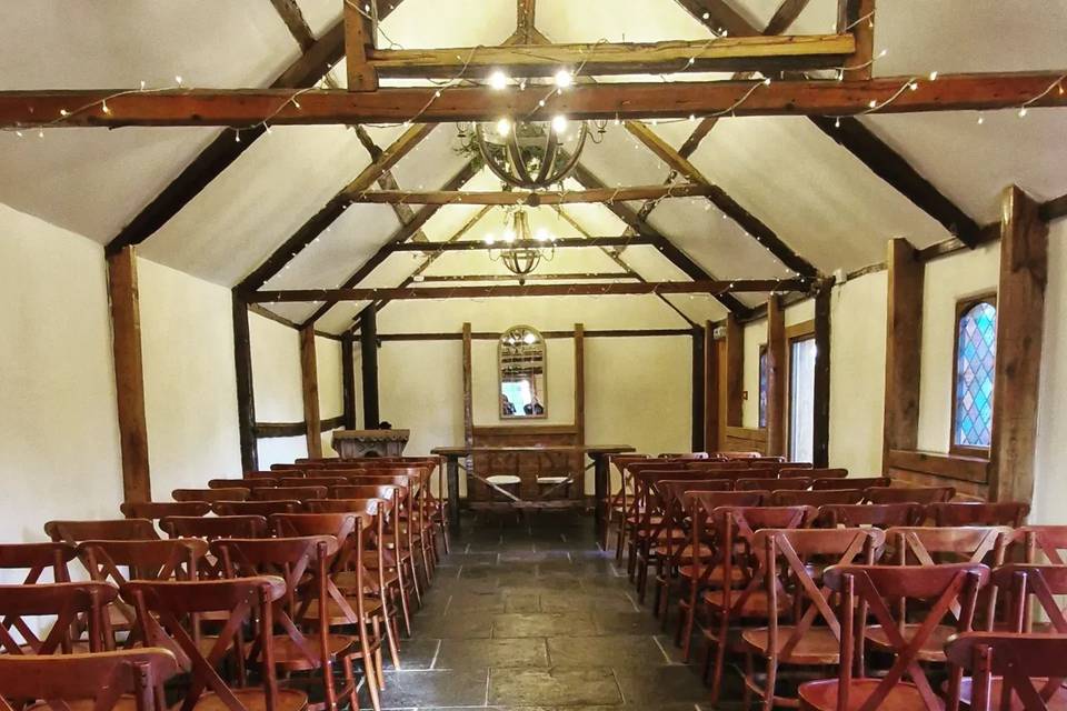 Ceremony at Coton House Farm