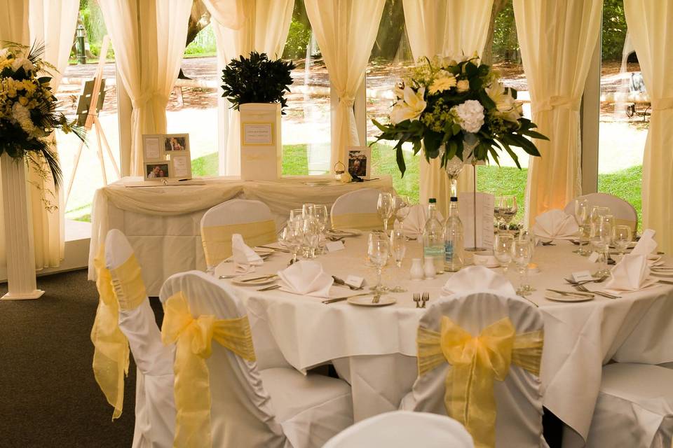 Reception at New Hall Hotel