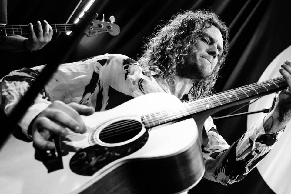 Acoustic guitar and singing