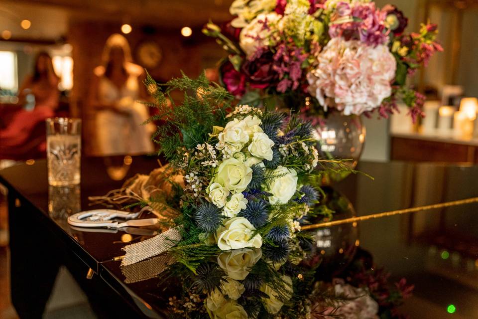 Piano in the reception