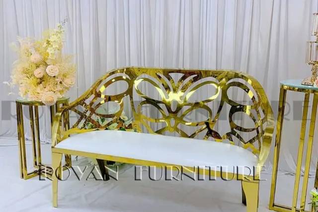 Simple wedding stage design