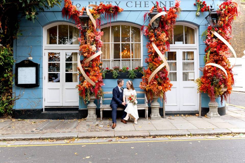 Couple's photos in Chelsea