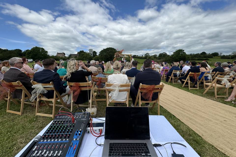 Outdoor ceremony music