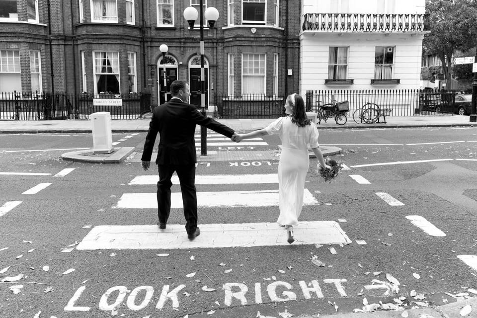 Couple's photos in Chelsea