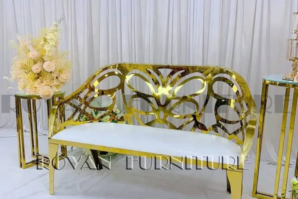 Simple wedding stage design