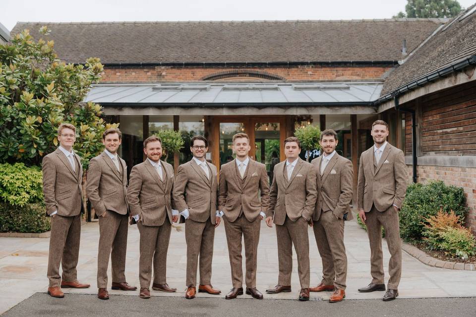Real tweed wedding