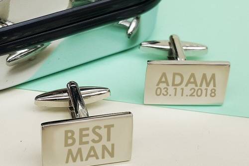 Wedding Cufflinks & Case