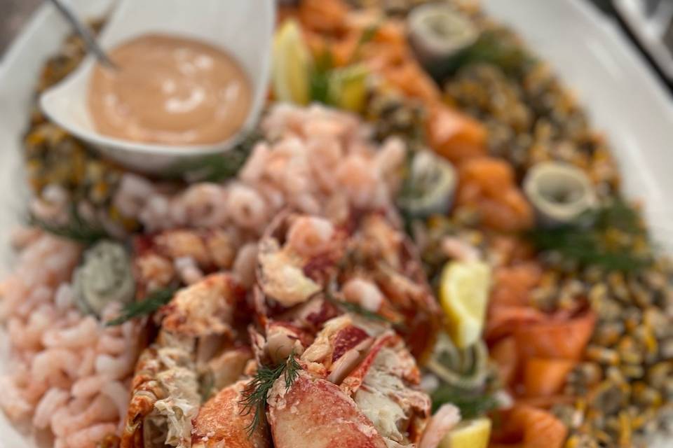 Seafood platter