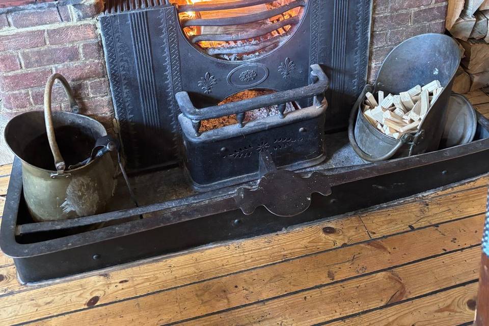 Cosy warm fire