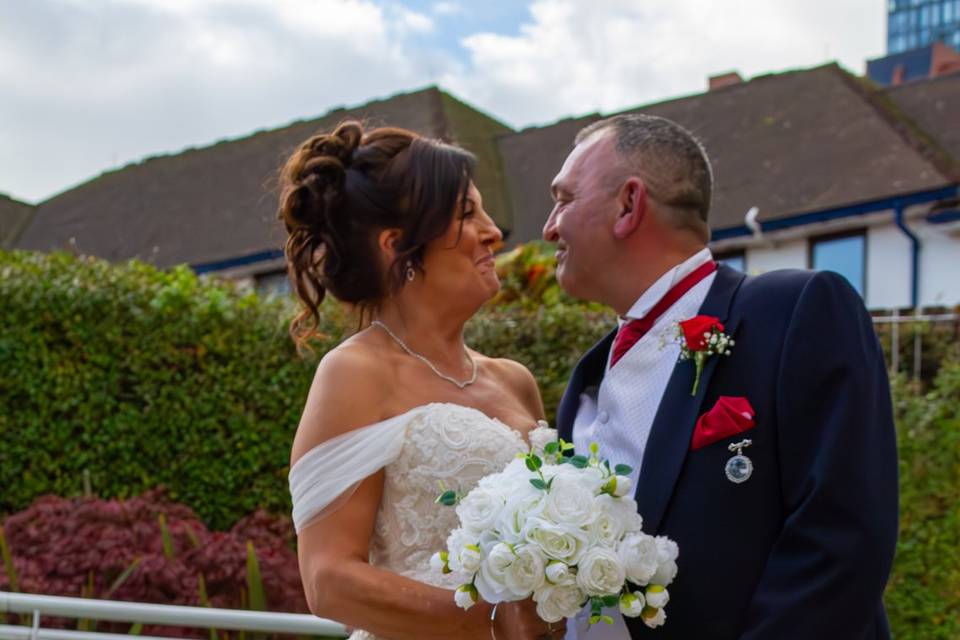 The newlyweds