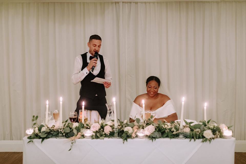 Top table