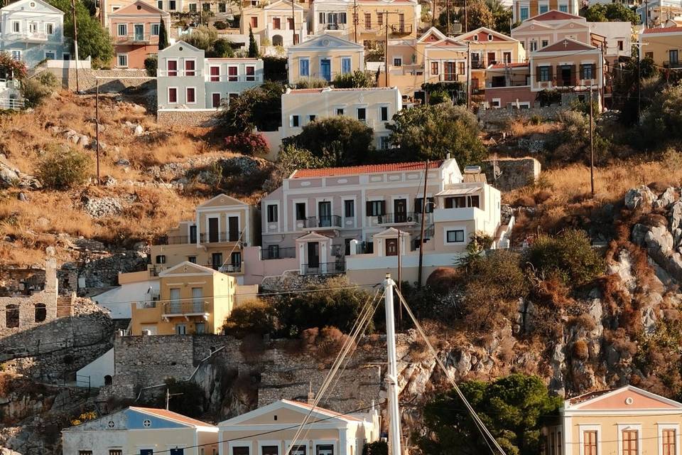 Greek. Wedding in Symi Island