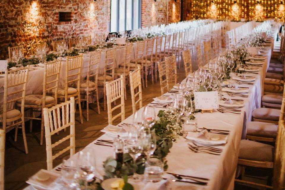 Colourful rustic wedding