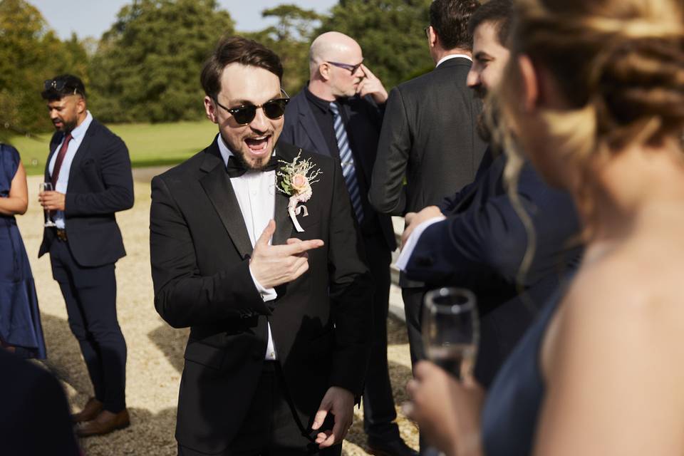 Groom questioning reality